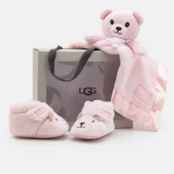 Ugg Bixbee And Lovey Bear Stuffie Set - Geboortegeschenk - Seashell Pink