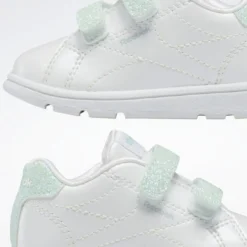 Reebok Classic Klittenbandschoenen - Cloud White Cloud White Glass Blue -Stijl Schoen Verkoopwinkel 06061f4aa81f483db96e3b8231890806