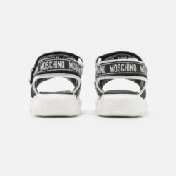 MOSCHINO Unisex - Sandalen - Black/White -Stijl Schoen Verkoopwinkel 07dd6c610b324fdcae5afc3dde248af2 scaled