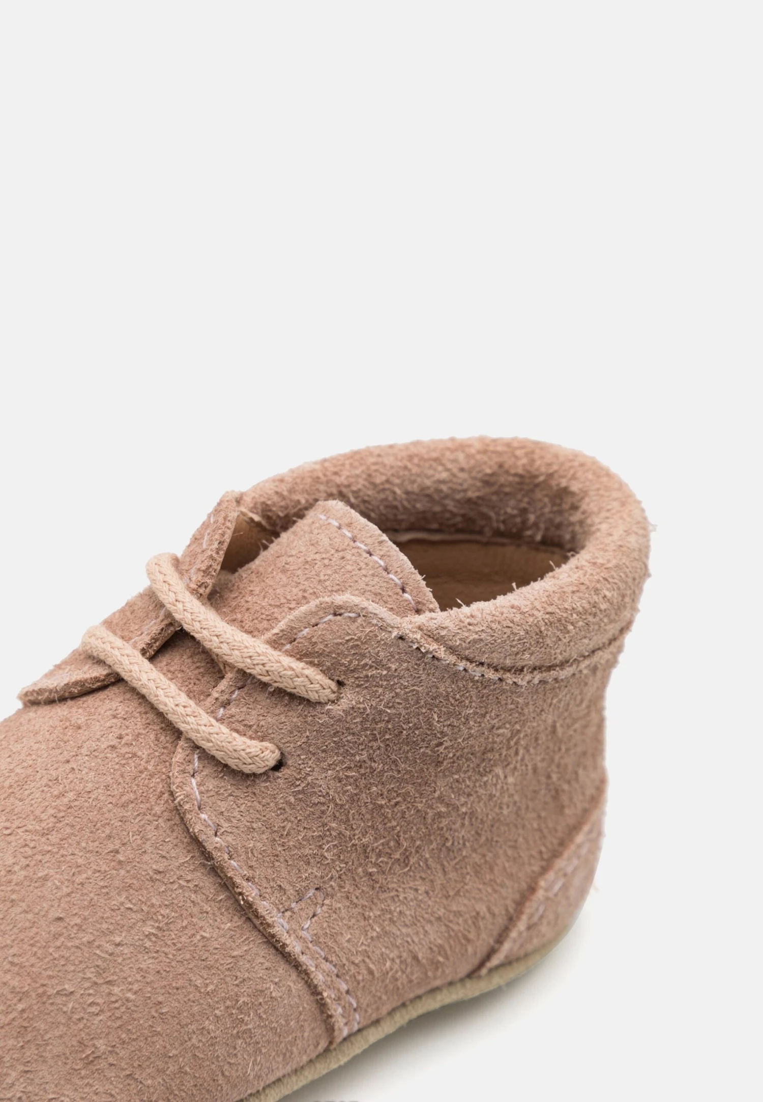 Crib Shoe Unisex - Geboortegeschenk - Dusty Rose 8 Crib Shoe Unisex - Geboortegeschenk - Dusty Rose - Afbeelding 6