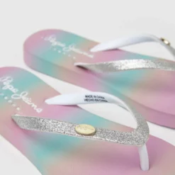 Pepe Jeans Dorset Milana - Badslippers - Silver -Stijl Schoen Verkoopwinkel 0f6051ac61b94f1c8d6ef5a992e43b75