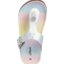 S.Oliver Teensandalen - Silver Metal -Stijl Schoen Verkoopwinkel 1583d29a3fb14d00aba0303c50f1fd9f