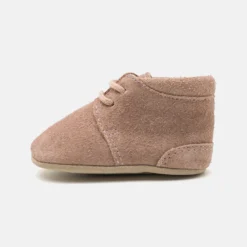 Crib Shoe Unisex - Geboortegeschenk - Dusty Rose
