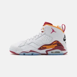 Jordan Mvp Bg Unisex - Sneakers Hoog - White/Cardinal Red/Vivid Orange/Black