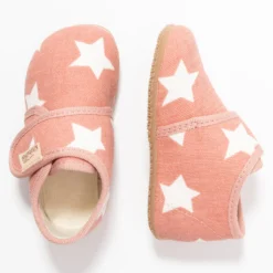 Living Kitzbühel Babyklett Sterne - Klittenbandschoenen - Dark Rose/Cloud