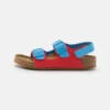 Birkenstock Milano Unisex - Sandalen - Sky Blue/Active Red -Stijl Schoen Verkoopwinkel 24a01560388e459cac9526be714f3538 scaled