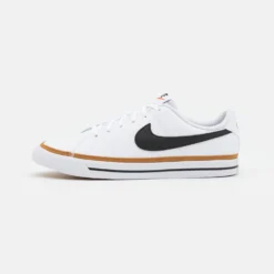 Nike Sportswear Court Legacy - Sneakers Laag - White/Black/Desert Ochre/Light Brown