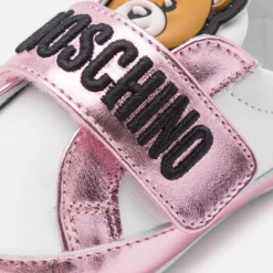 MOSCHINO Unisex - Babyschoenen - White/Pink/Black -Stijl Schoen Verkoopwinkel 2a83a1c5e0d948e490c6fd177898c90e scaled