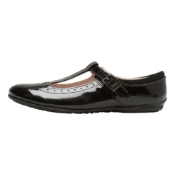 Next Narrow Fit T-Bar Patent - Instappers - Black