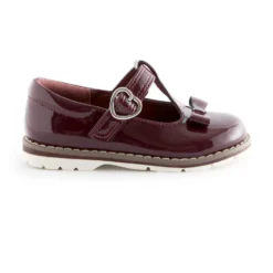 Next Bow Wide Fit G - Babyschoenen - Plum Purple Patent