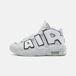 Nike Sportswear Air More Uptempo Ki Bg Unisex - Sneakers Hoog - Photon Dust/Metallic Silver/White/Black