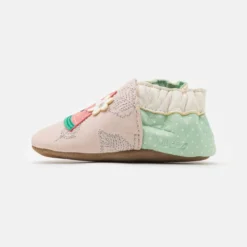 ROBEEZ Fruit'S Party - Babyschoenen - Rose Clair/Vert Clair