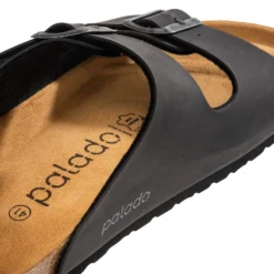 Korfu - Pantoffels - Schwarz Silber -Stijl Schoen Verkoopwinkel 39c24ec697284a249fa2d7cae81586df