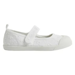 Marks & Spencer Embroidered Riptape Mary Jane - Babyschoenen - White Mix
