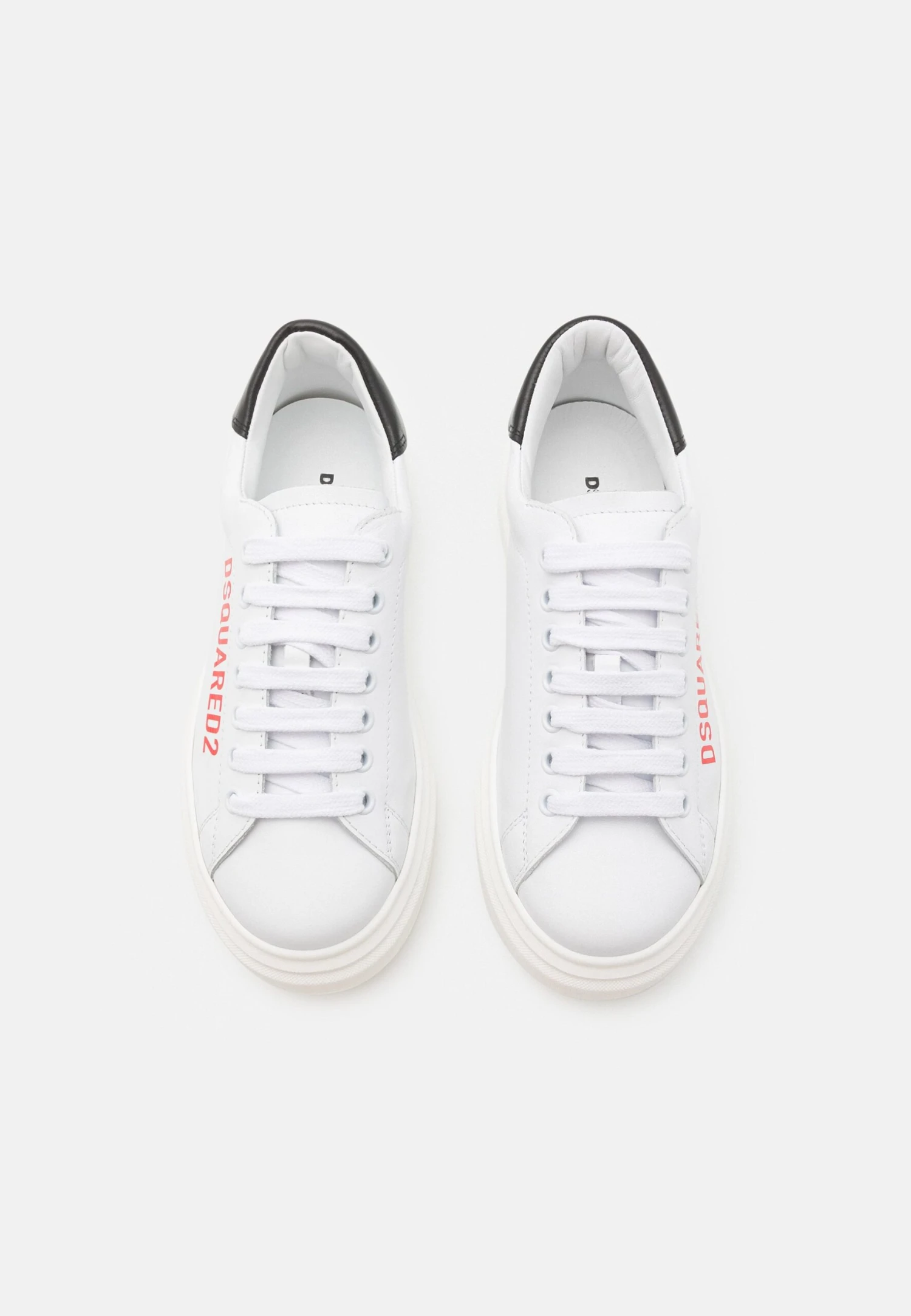 DSQUARED2 Unisex - Sneakers Laag - White/Black/Red 6 DSQUARED2 Unisex - Sneakers Laag - White/Black/Red - Afbeelding 4