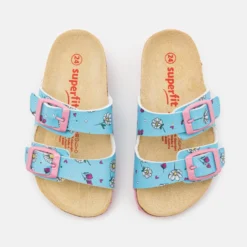 Superfit Fussbettpantoffel - Pantoffels - Hellblau/Mehrfarbig -Stijl Schoen Verkoopwinkel 4952f2e094ae4878a23331f489196662 scaled