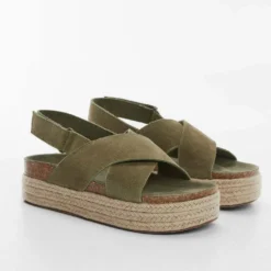 Mango Kids Bebak - Sandalen - Khaki -Stijl Schoen Verkoopwinkel 4a7326369a534dd3ab131639c6c9a36f