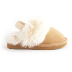 Next Standard - Pantoffels - Tan Brown Faux Fur