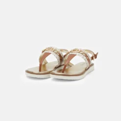 MICHAEL KORS KIDS Roxanne - Sandalen - Vanilla/Luggage -Stijl Schoen Verkoopwinkel 4e6255882b53460e850241ad778c6b80 scaled