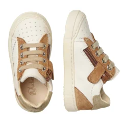 Naturino Faluk Zip - Sneakers Laag - Creme Weiß -Stijl Schoen Verkoopwinkel 53b7223d556f4a6d87163bbe58777dc0