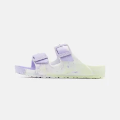 Birkenstock Arizona Kids Unisex - Muiltjes - Faded Lime/Multi-Coloured