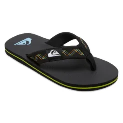 Quiksilver Molokai Stitchy - Teenslippers - Black/Black/Green -Stijl Schoen Verkoopwinkel 66ee196bfcac4d3e9394a4d7f2cf3d37