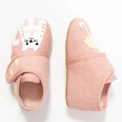 Living Kitzbühel Babyklett Katze & Regenschirm - Babyschoenen - Dark Rose