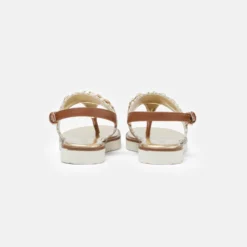 MICHAEL KORS KIDS Roxanne - Sandalen - Vanilla/Luggage -Stijl Schoen Verkoopwinkel 73951e1fac0c4f6b87fe0443c5a55ea0 scaled