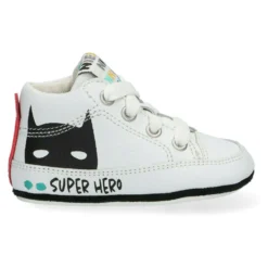 Zukke Zacht - Sneakers Hoog - White/Black -Stijl Schoen Verkoopwinkel 805f767c7f114b199ee5898f0c871641
