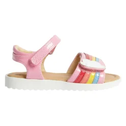 Marks & Spencer Rainbow Riptape - Babyschoenen - Pink Mix