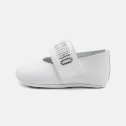 MOSCHINO Unisex - Babyschoenen - White/Silver