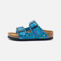Birkenstock Arizona Kids Digital Dots Unisex - Muiltjes - Sky Blue