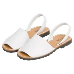 Menorquinas Avarcas Napa - Sandalen - Blanco