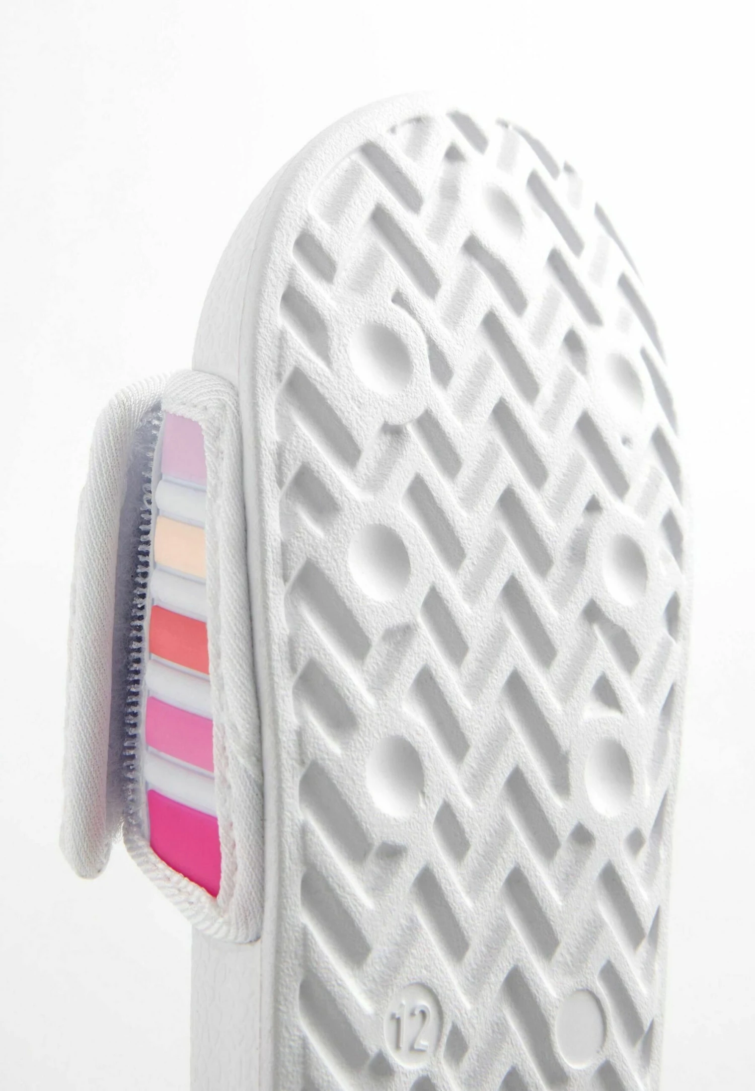 Next Stripe Touch Fastening Standard - Badslippers - White Pink 5 Next Stripe Touch Fastening Standard - Badslippers - White Pink - Afbeelding 3
