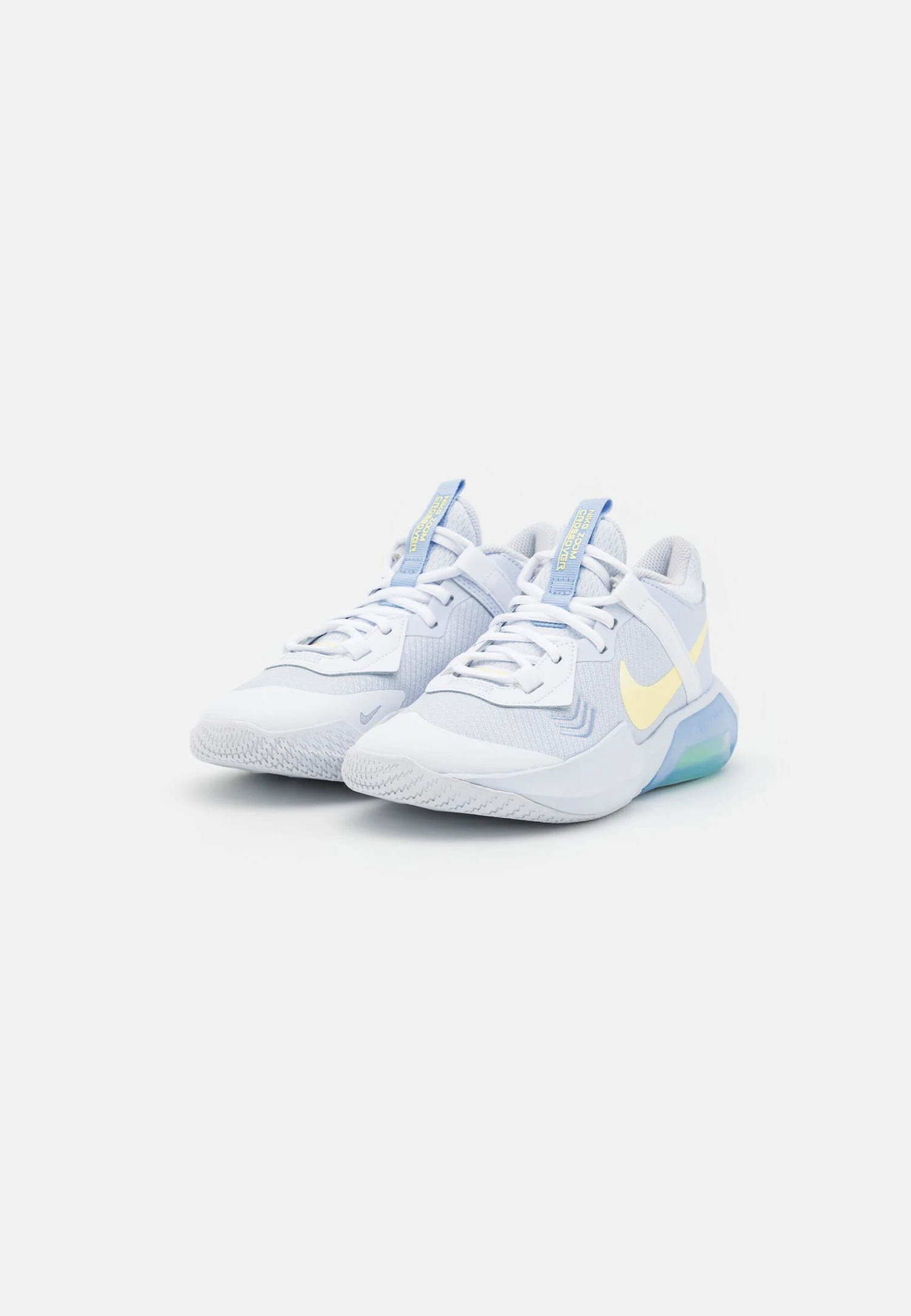 Nike Performance Air Zoom Crossover Unisex - Basketbalschoenen - Football Grey/Citron Tint/White 4 Nike Performance Air Zoom Crossover Unisex - Basketbalschoenen - Football Grey/Citron Tint/White - Afbeelding 2