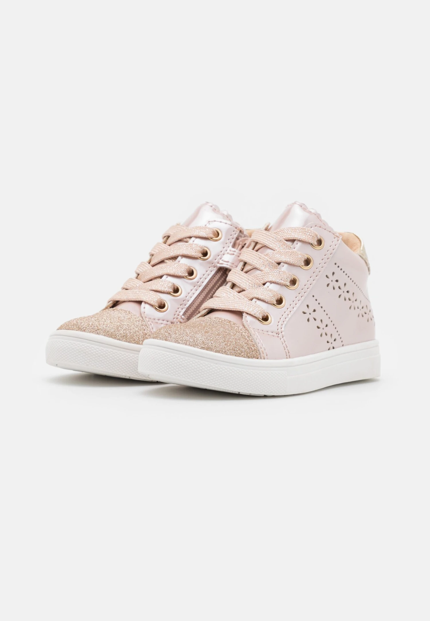 Friboo Sneakers Hoog - Pink 4 Friboo Sneakers Hoog - Pink - Afbeelding 2