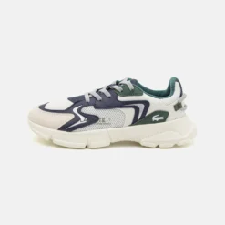 Lacoste Unisex - Sneakers Laag - Off White/Navy