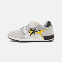 Geox Alben Unisex - Sneakers Laag - White/Yellow