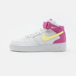 Nike Sportswear Air Force 1 MidUnisex - Sneakers Hoog - Summit White/Citron Tint/Cosmic Fuchsia/White