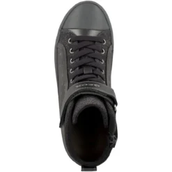 Geox Kalispera Girl - Sneakers Hoog - Grey -Stijl Schoen Verkoopwinkel d642efcf0011463ba71ac21ee2a7fa60