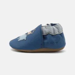 ROBEEZ Animal Pyramid Repeat - Geboortegeschenk - Bleu Fonce