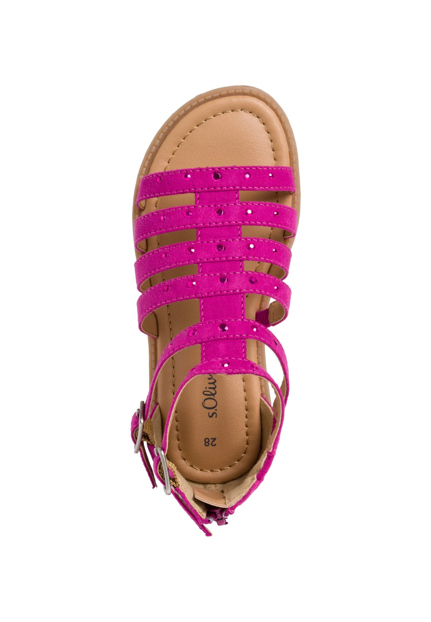 S.Oliver Sandalen Met Enkelbandjes - Fuxia 5 S.Oliver Sandalen Met Enkelbandjes - Fuxia - Afbeelding 3