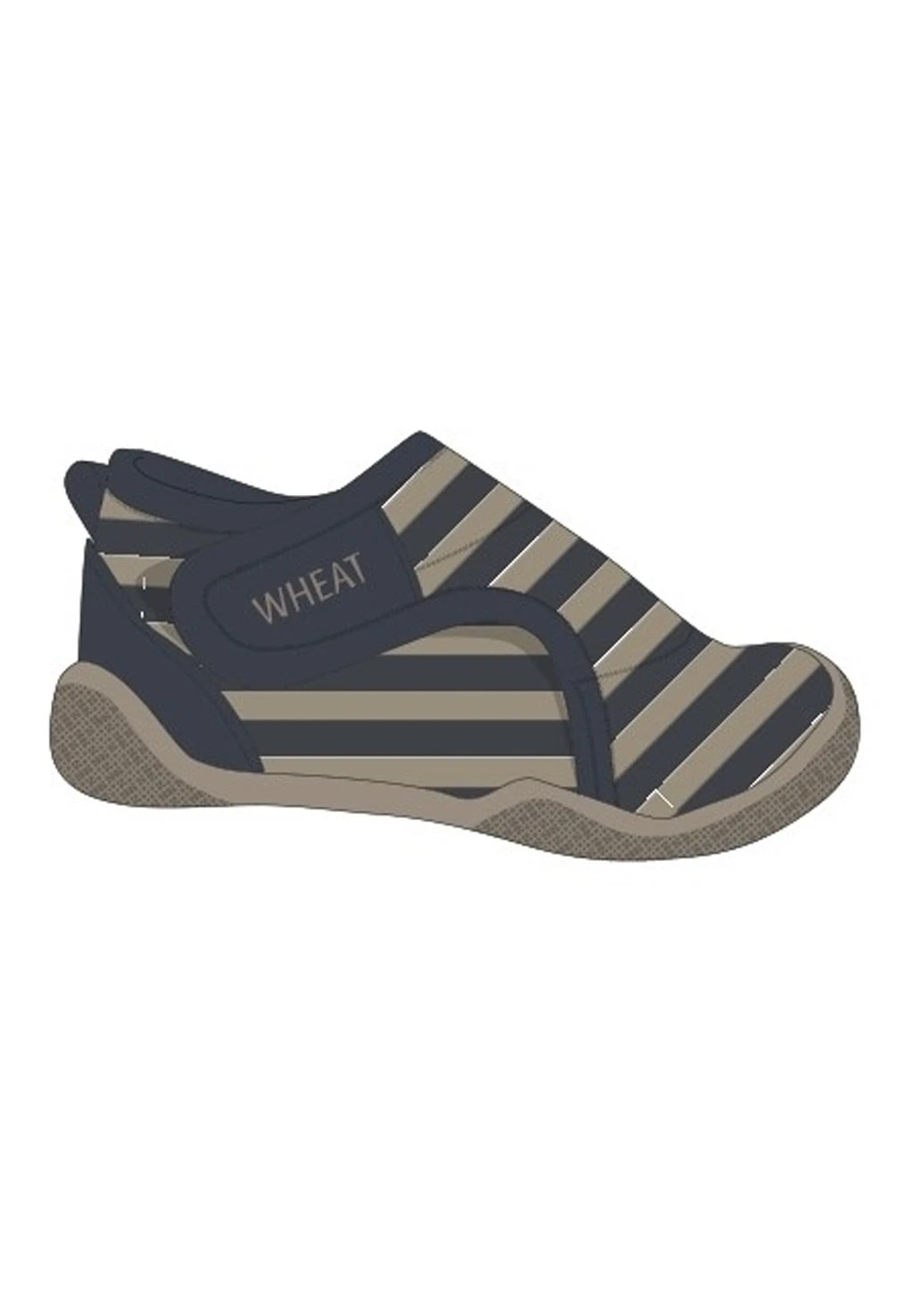 Wheat Shawn - Babyschoenen - Ink Stripe 3 Wheat Shawn - Babyschoenen - Ink Stripe