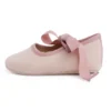 Merceditas Lino Con Lazo Faya - Babyschoenen - Rosa Viejo