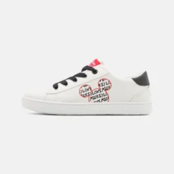 Geox Disney Mickey Mouse Kathe Unisex - Sneakers Laag - White/Black