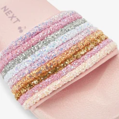 Next Glitter Sliders Standard - Badslippers - Pink Multicoloured -Stijl Schoen Verkoopwinkel de9e1bc98d15484aaf860f4a7d1881c1 scaled