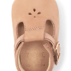 Next Little Luxe T - Bar Pram - Babyschoenen - Tan Brown Leather