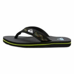 Quiksilver Molokai Stitchy - Teenslippers - Black/Black/Green