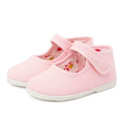 Merceditas Lona Suela Fina Tira Adherente - Babyschoenen - Rosa -Stijl Schoen Verkoopwinkel edb0ff5978a64020a62f764989d9e121 scaled