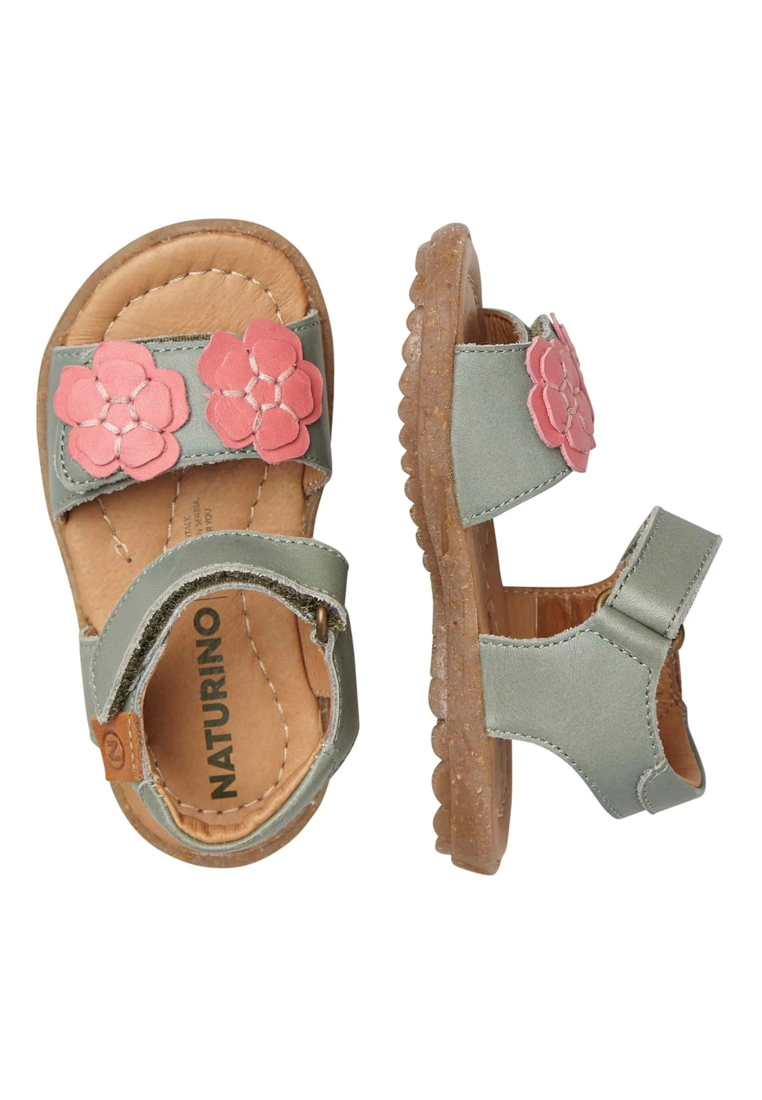 Naturino Begonia - Sandalen - Dunkelgrün 5 Naturino Begonia - Sandalen - Dunkelgrün - Afbeelding 3